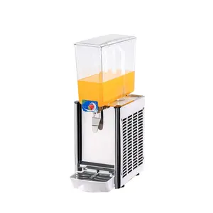 Factory Restaurant Supplies Double Tank Juice Mixer Machine Fruit Juice Dispenser