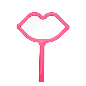 Nuevo espejo de maquillaje con estilo de labios personalizado, espejo cosmético de princesa de mano encantador - Product Image 1
