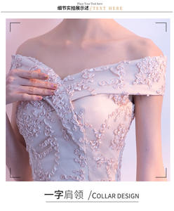 XS-3XL Vestido de Noche para Banquete de Primavera, Elegante y Distinguido, con Un Hombro, Vestido Largo para Dama de Honor - Product Image 5