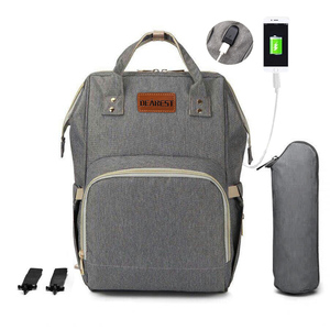 <span class=keywords><strong>Sac</strong></span> <span class=keywords><strong>à</strong></span> dos imperméable de grande capacité pour bébé en tissu Oxford <span class=keywords><strong>Sac</strong></span> <span class=keywords><strong>à</strong></span> couches de grande capacité pour maman - Product Image 1