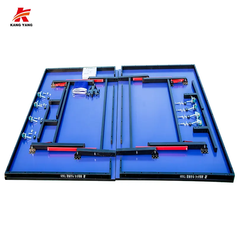 2024 Nhà máy cung cấp bóng bàn bảng với bánh xe có thể gập lại di chuyển không thấm nước ping pong bảng