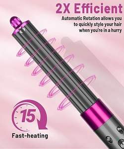 Fer à friser automatique 40 mm/1,6 pouce, moteur brossé, compatible avec les modèles HS01 HS05, diffuseur en plastique, buse pour salon, utilisation en voyage - Product Image 4