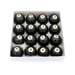 <span class=keywords><strong>Precio</strong></span> al por Mayor, Bolas de <span class=keywords><strong>Billar</strong></span> Negras Número <span class=keywords><strong>8</strong></span>, 57.2 mm, 2-1/4 Pulgadas, Caja de 16 Piezas para Juego de <span class=keywords><strong>Billar</strong></span> - Product Image 1