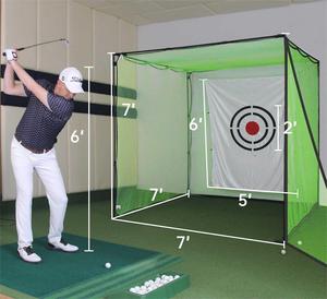Cage d'entraînement de <span class=keywords><strong>golf</strong></span> avec <span class=keywords><strong>filet</strong></span> de frappe et <span class=keywords><strong>filet</strong></span> de <span class=keywords><strong>golf</strong></span> pour l'entraînement au chipping, <span class=keywords><strong>filet</strong></span> de <span class=keywords><strong>golf</strong></span> rétractable pour l'entraînement avec cible - Product Image 4