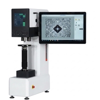 Laboratory Double-objective Double-pressure-head Touch-screen Digital Display Automatic Turret Brinell Hardness Tester