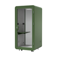Cabine de bureau insonorisée et cabine téléphonique pour hôtel, entrepôt, usage extérieur - Design contemporain en tôle acoustique
