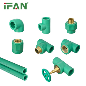 Iphanplus Đức thương hiệu giảm phụ kiện đường ống cap Union khuỷu tay ổ cắm phụ kiện đường ống cho nhựa Doanh Xanh <span class=keywords><strong>PP</strong></span>-<span class=keywords><strong>R</strong></span> phụ kiện đường ống - Product Image 3