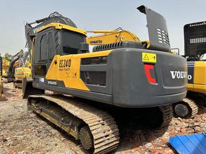 Excavatrice Volvo EC240 de 24 tonnes, pelle sur chenilles hydraulique, machine de construction d'occasion d'origine - Product Image 4