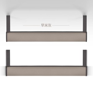 High-End Modern Top-<b>Mounted</b> Aluminum Alloy Hanging Rod Detachable Design Single Damper Track Premium Clothes <b>Display</b> GQK - Product Image 4