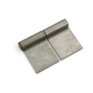 Charnières de soudure <span class=keywords><strong>2</strong></span> pièces en acier, bande de soudure pour portes, hauteur 80mm, DIN Droit, robustes pour garage, abri, machines - Product Image 4