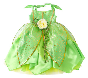 Bán Buôn Trẻ Em Tiana Cổ Tích Ăn Mặc Với Đôi Cánh Halloween Công Chúa Lễ Hội Trang Phục Cosplay Elves Đảng <span class=keywords><strong>Tinker</strong></span> Chuông Ăn Mặc - Product Image 4