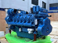 Moteur diesel marin SCDC Weichai Baudouin 12M33C1000-15 735kW 1500 tr/min V12 pour usage intensif avec certification CCS pour la propulsion principale des navires de transport