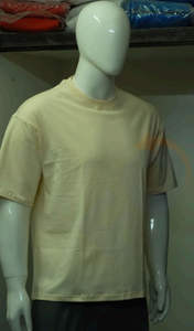 NUEVA Camiseta de Fabricante, 180 GSM, Lisa, Estilo Cuadrado, Hombros Caídos, Corte Holgado, Gruesa, 100% Algodón, para Hombre - Product Image 4