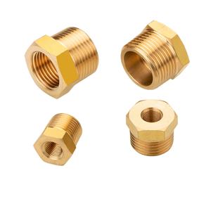 Hpb59-1 Semak kuningan <span class=keywords><strong>BSPT</strong></span> Bushing NPT kustomisasi pipa adaptor fitting untuk pipa dengan tekanan tinggi - Product Image 1