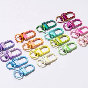 Colorful Spring Snap <b>Hook</b> with UV Finish - Custom Keychain Clips for DIY Projects and Accessories - Product Image 3