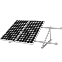Support de panneau photovoltaïque solaire lesté réglable pour balcon, système de montage en aluminium à angle réglable de 15 à 30 degrés