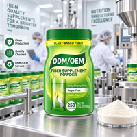 Poudre de supplément de fibres végétales sans sucre, sans saveur, pour la nutrition quotidienne, marque privée, fabricant OEM, vente en gros