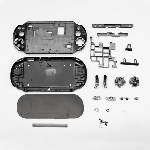 1set for psvita for ps vita psv 2000 plastic housing shell case front and back cover with button
