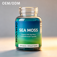 Capsules d'algues marines pures, extrait naturel d'algues, pour maintenir la santé de la thyroïde et l'équilibre nutritionnel quotidien