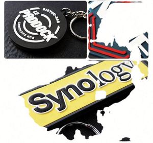 Custom Logo Personalized 2D 3D Business PVC Keyring Promotion Gifts Soft Rubber Injection Molded Metal Ring Attachment Keychains - Product Image 2
