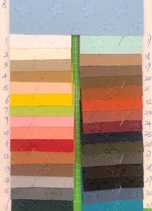 Tela de cuero sintético con relieve floral, diseño Popular para bolsos, monederos, muebles, uso decorativo, cuero de grano de <span class=keywords><strong>Cuerina</strong></span> falso - Product Image 6