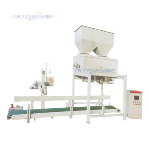 Machine d'emballage semi-automatique pour granulés de bois, maïs, aliments pour animaux, volailles et granulés plastiques, 20kg, 25kg, 50kg, fabriquée en Chine - Product Image 6