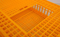 De haute Qualité En Plastique De Poulet Caisse De Transport De La Volaille Cage à vendre