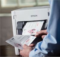 Machine d'étiquetage jet d'encre brillante de qualité supérieure, étiquette d'emballage jet d'encre, étiquette couleur Primera pour imprimantes Epson/VIP Color