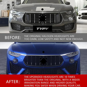 Conjunto de faros delanteros de coche modificado LED DRL faro delantero para Maserati <span class=keywords><strong>Levante</strong></span> 2016-2022 actualización <span class=keywords><strong>2023</strong></span> estilo - Product Image 2