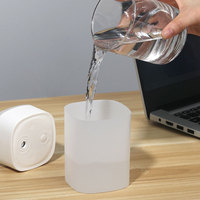 Humidificateur d'air miniature portable 400 ml à bas prix en gros, diffuseur d'huiles essentielles USB pour bureau et voiture, logo personnalisé, garantie 1 an