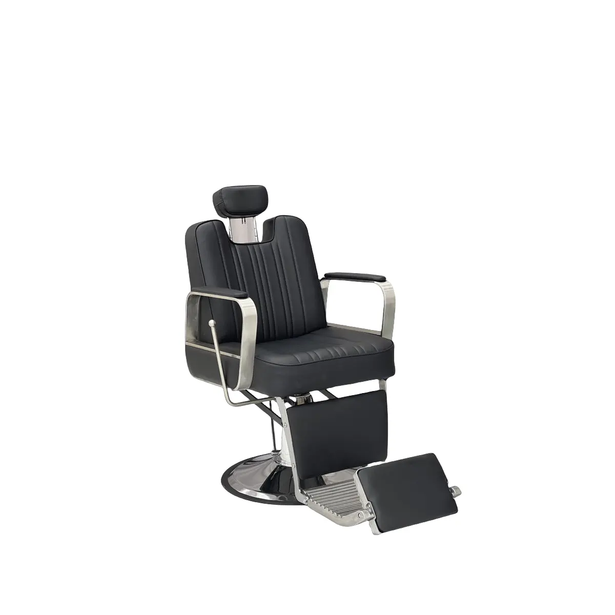 Best Selling Premium Salon Furniture Stainless Steel Frame Barber Styling Chairs For Sale