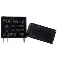 Weiqi — relais de puissance Miniature WL32F, haute qualité, 5A 30vdc, 0.45W, 12v 10a
