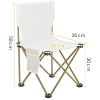 Ensemble table et chaises pliantes d'extérieur en acier carbone et tissu Oxford pour camping, pêche, pique-nique, barbecue et stand de marché