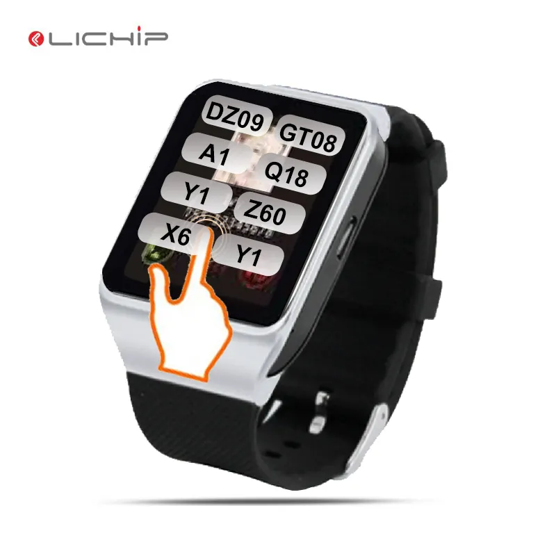 LICHIP Dz09 Q18 A1 GT08 U8 X6 V8 V9 Y1 Dzo9 Dz 09 Z60 Smartwatch สมาร์ทนาฬิกาซิมการ์ด Con กับซิมการ์ด Call Slot