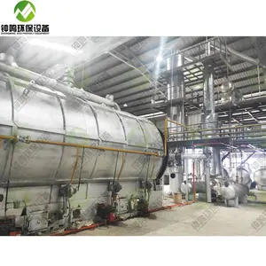 Crude Oil Decoloring and Deodorizing of Refining Process Units Diesel Base Oil Diesel Distillation Machine Sold to 53 Countries