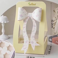 Dossiers personnalisés Sunshine en carton blanc recyclable de luxe pour emballages de desserts du Ramadan Kareem