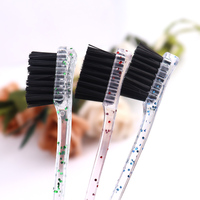 Brosse de nettoyage des bords CustomEdges, brosse à cheveux élégante pour bébé, brosse à cheveux pour le contrôle des bords, brosses en plastique pour perruques Lace