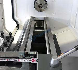 Tour plat CNC bon marché Machine 2 Aixs CAK6140V CNC tour à grand alésage Machine avec chargeur automatique - Product Image 4