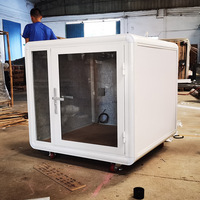 Cage silencieuse moderne pour chien et chat Cabine téléphonique de bureau insonorisée pour diffusion en direct Négociation de salle de réunion pour chambre insonorisée