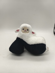 Giocattolo da masticare per animali domestici con sigillo <span class=keywords><strong>bianco</strong></span> e nero tacchi alti peluche di peluche che mordono i denti molari giocattoli per cucciolo di cane - Product Image 5