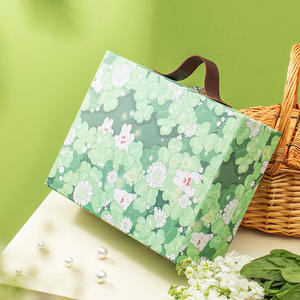 Estuche de transporte con tapa abatible de dibujos animados, caja de regalo de Navidad, cumpleaños, vacaciones, paquete para favores de fiesta, golosinas, almacenamiento de regalos - Product Image 2