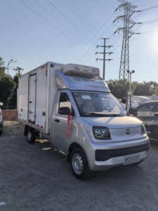 Camión Refrigerado Eléctrico Foton Xiangling EV de <span class=keywords><strong>Segunda</strong></span> <span class=keywords><strong>Mano</strong></span> en Venta, con <span class=keywords><strong>Congelador</strong></span> Compacto EV de 41.86kWh para Distribución de Productos Frescos - Product Image 2