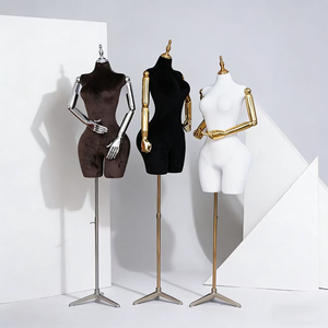 Espositore per Abbigliamento Femminile in Plastica a Mezza Lunghezza o Lunghezza Intera, Stile Europeo-Americano, Taglia Grande, Rimovibile - Product Image 4