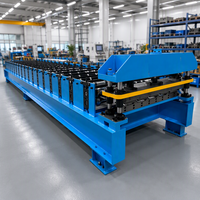 Machine de formage de rouleaux de tôles d'aluminium pour la production de panneaux de toiture