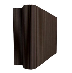 Panneaux décoratifs incurvés en feutre cannelé en fibre de polyester, insonorisants, ignifuges et écologiques pour salon – Prix usine - Product Image 1