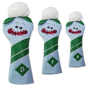 Couvre-chefs en bois de golf en cuir PU vintage avec logo personnalisé - Product Image 2