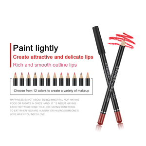 <span class=keywords><strong>Crayon</strong></span> à lèvres double embout 2-en-1, pigment minéral végétalien brun nude crémeux, longue tenue, waterproof, effet teinture et rouge à lèvres - Product Image 5