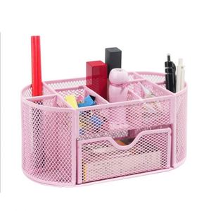 Sam Metal Mesh Multi-function Office <b>Pen</b> Holder Desktop Stationery Organizer Desk Organizer - Product Image 1