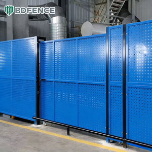 Clôture de sécurité anti-corrosion pour atelier de poinçonnage - Barrière de séparation d'usine personnalisable - Clôtures de sécurité de qualité industrielle - Product Image 5