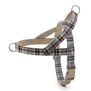 Arnés ajustable de lino para perros Arnés para perros Estilo Chaleco Arnés para mascotas de lujo de gran tamaño - Product Image 6